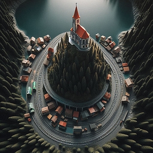 Circular track, keeps leading back...
2016